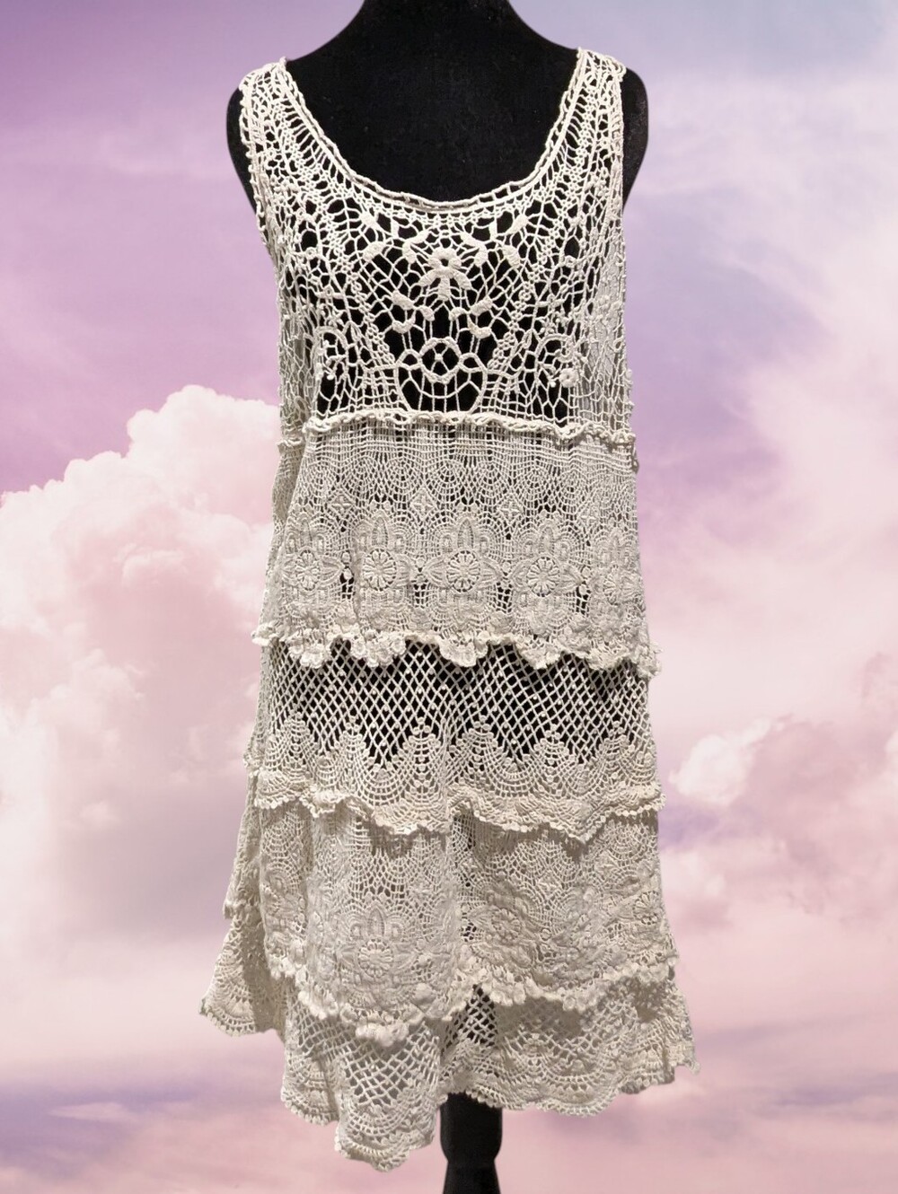 Crochet Mini Dress